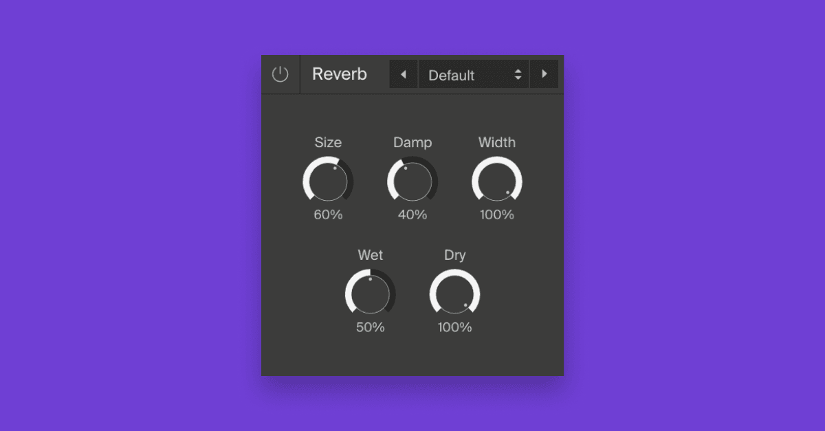 Reverb How to use the Reverb effect Soundation